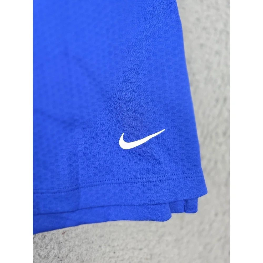 Los Angeles Rams Shirt Womens Medium Blue NFL‎ Football Nike Dri Fit Quarter Zip